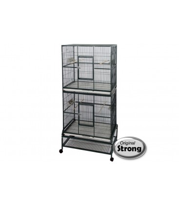 Strong birdcage kyra 2 stories silverstone grey